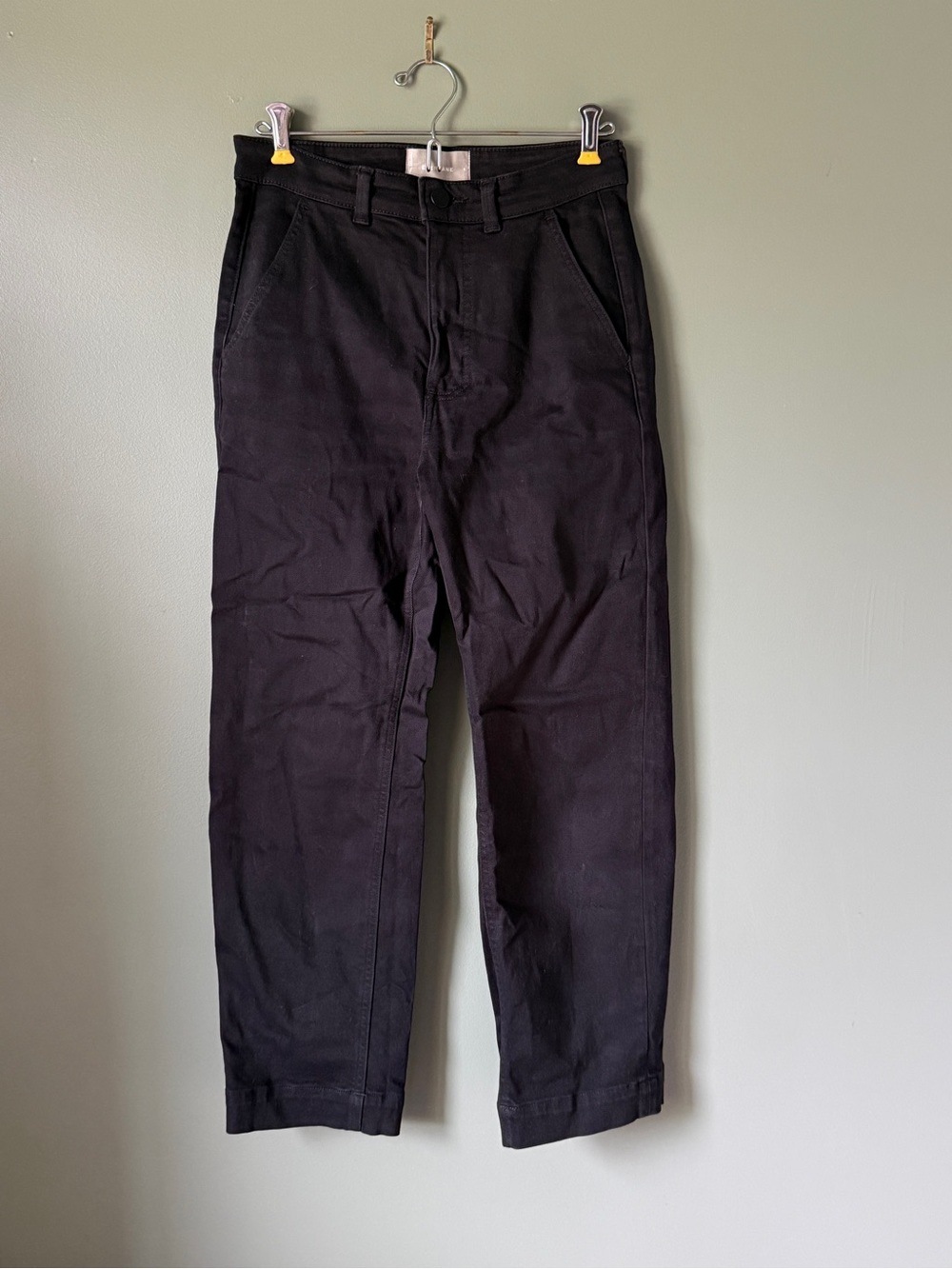 Everlane - The Straight Leg Crop (Regular) -
Black Size 6